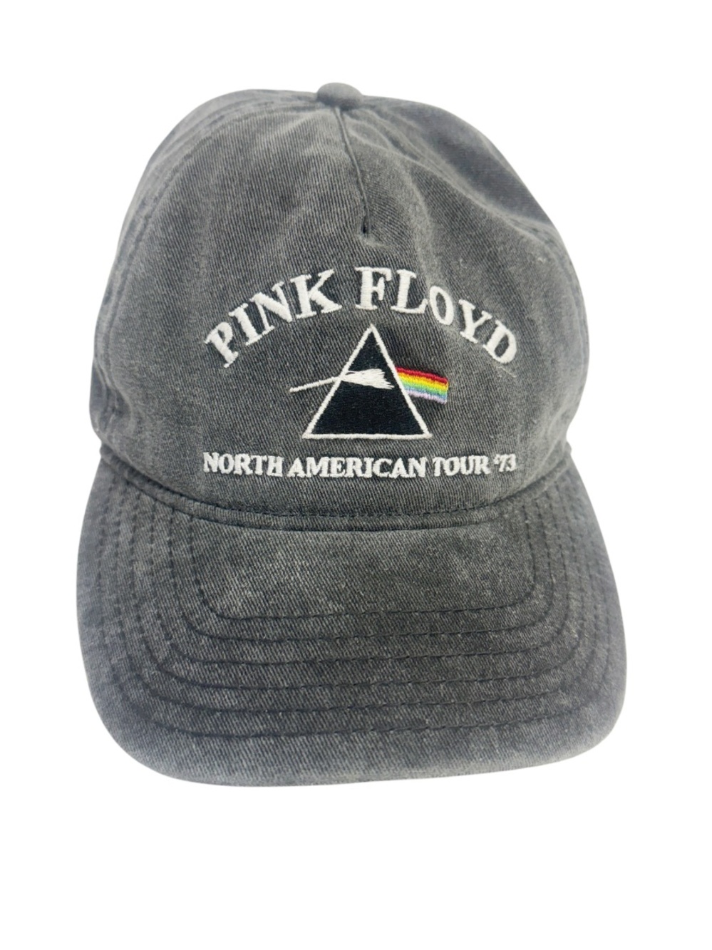 PINK FLOYD Gray distressed Hat, Adjustable, One Size